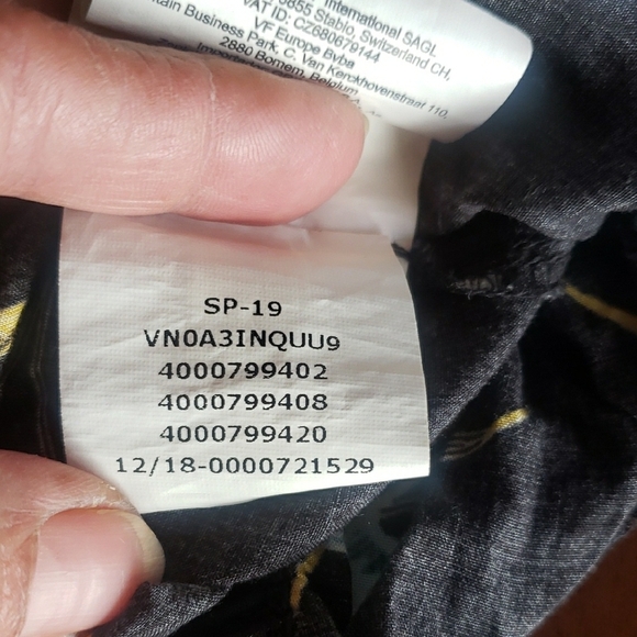 Vans Black Floral Cropped Pants - Picture 4 of 8